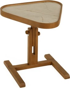 Opus Ucgen 46 - Walnut, Grey Marble