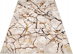 Szőnyeg Gold 160x230 Stílusos Modern Fényes w07