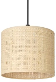 Csillár zsinóron RATTAN 1xE27/60W/230V á. 18 cm rattan