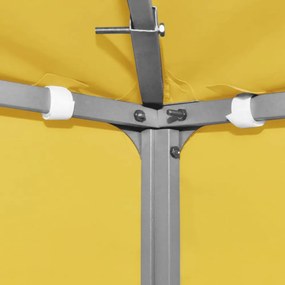 sárga pavilon-tetőponyva 270 g/m² 3 x 3 m