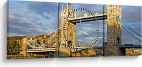 Kép - Tower Bridge (órával) (90x30 cm)