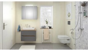 Fehér kerámia mosdókagyló csap nélkül 60x40 cm Set 357 - Pelipal