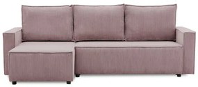 Szétnyitható sarok kanapé LUCCA Rözsaszín