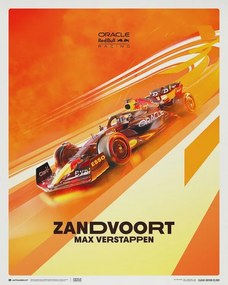 Oracle Red Bull Racing - Max Verstappen - Dutch Grand Prix - 2022 Festmény reprodukció, (40 x 50 cm)