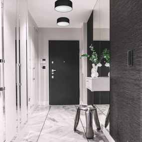 Mennyezeti lámpa SIRJA DOUBLE 2xE27/15W/230V átm. 35 cm fekete