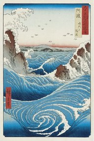 Plakát Hiroshige - Whirlpools, (61 x 91.5 cm)
