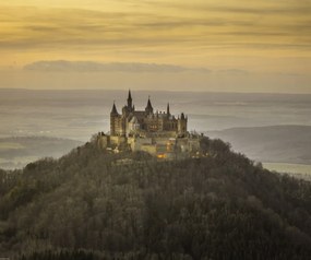 Poszter 60x50cm Hohenzollern kastély, Assaf Frank