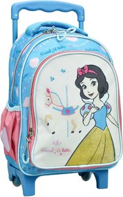 Disney Hercegnők Snow White gurulós ovis hátizsák, táska 30 cm