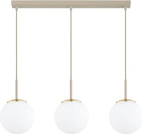 BRILAGI - MILO kábeles függőlámpa 3xE27/60W/230V bézs/arany