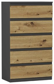 Magas komód R-5 - különböző színváltozatokban sonoma
