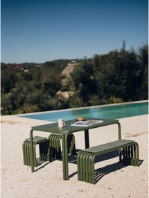 Zöld fém kerti pad Nokk – noo.ma