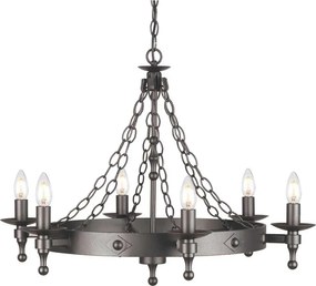 Elstead Lighting WARWICK WR6-GRAPHITE Csillár 6x60W/E14