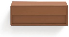 Téglavörös függő éjjeliszekrény Platt – Teulat