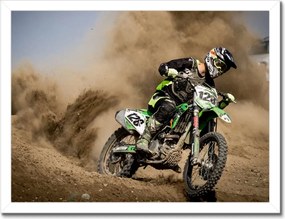 Poszterek keretben 40x30 MotoCross Motorkerékpár Motor