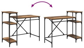 vidaXL Asztal Öreg fa 105 x 50 x 90 cm Faanyag