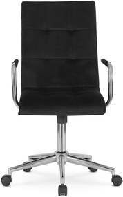 Irodai Forgószék Fekete Bársony Kárpittal. BOSTON