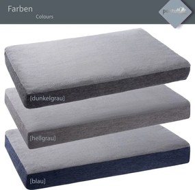 Kutyafekhely XS 72 x 50 x 10 cm kék