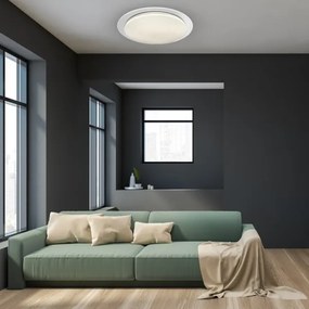 LED Dimmelhető mennyezeti lámpa ONTARIO LED/80W/230V 3000-6000K + távirányító