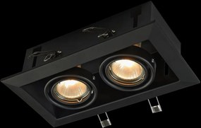 Maytoni METAL MODERN DL008-2-02-B Beépíthető spotlámpa 2xGU10/50W IP20