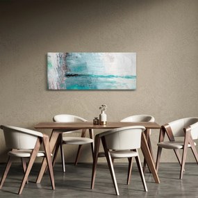 Kép - Absztrakt olajfestmény (120x50 cm)