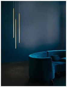 Nova Luce ELETTRA 1 ágú függeszték, arany, 3000K melegfehér, beépített LED, 5W, 350 lm, 9088104