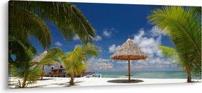Kép - Fehér homokos strand (120x50 cm)