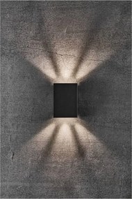 Nordlux modern kültéri fali lámpa fold 10 fekete nor2019041003 IP54
