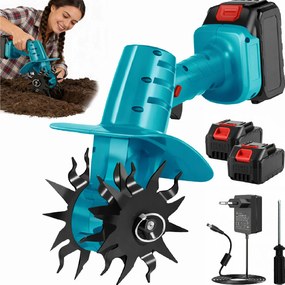 Akkumulátoros Talajmaró Elektromos Kerti Kultivátor Talajhoz