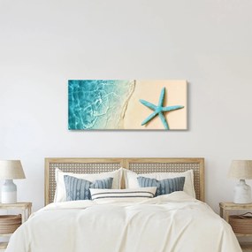 Kép - Tengeri csillag a tengerparton (120x50 cm)