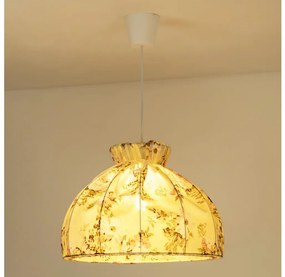 Duolla - Csillár zsinóron VIOLIN 1xE27/40W/230V átm. 38 cm rózsa