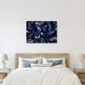 Üveg kép - Őszi virágok (70x50 cm)
