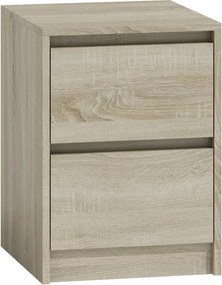 K2 éjjeliszekrény, sonoma