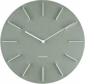 Függő falióra zöld nagy nappaliba, konyhába modern Discreet