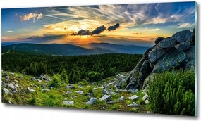 Fotó 100x50 falikép Hegyi panoráma