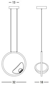 Zambelis 23028 - LED Dimmelhető csillár zsinóron LED/7W/230V 3000K arany