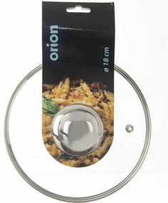 Orion üvegfedél fogantyúval, 18 cm, 18 cm