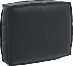 vidaXL Párna Fekete 50 x 40 x 12 cm Oxford Szövet