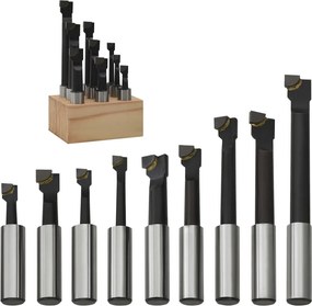 vidaXL 9 db fúratvágó fa talppal 12 mm