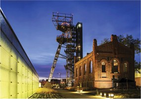 Fotótapéta Industrial Loft torony város vinil 368x280 +ragasztó