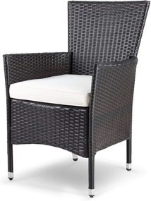 Casaria® Rattan fotelek 2 db - barna