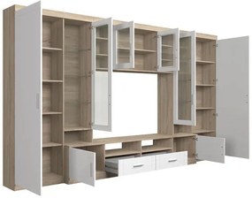 Nappali fal Merasoja (szonoma tölgy) (LED világítással). 1104562