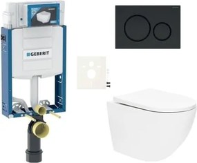 Fali WC szett Geberit befalazandó + WC SAT SIKOGEZTOR67S20BL
