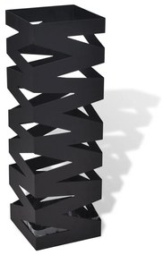 Szögletes esőermyő / sétabot tartó 48,5 cm fekete