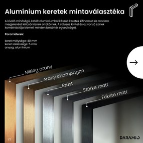 Tükör LED világítással F5