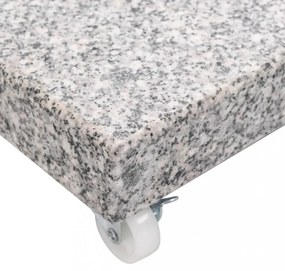 négyszögletes szürke gránit napernyőtalp 30 kg