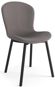 MAZZONI EXPORT FIORA Világosszürke Taupe (Basel 34 szövet) - MODERN LOFT KÁRPITOZOTT SZÉK NAPPALIBA/ÉTKEZŐBE