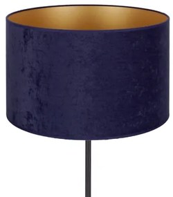 Duolla - Asztali lámpa ROLLER 1xE14/15W/230V átm. 20 cm kék/arany