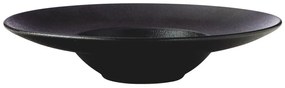 Fekete kerámia mélytányér ø 28 cm Caviar – Maxwell &amp; Williams