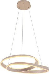 LED csillár kábelen GLOW LED/75W/230V 4000K Ø60 cm arany