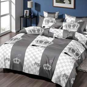 Ágynemű CROWN GREY 7 részes 140X200 cm